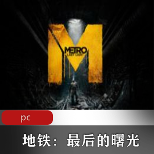 冒险游戏《地铁：最后的曙光》中文重制版推荐